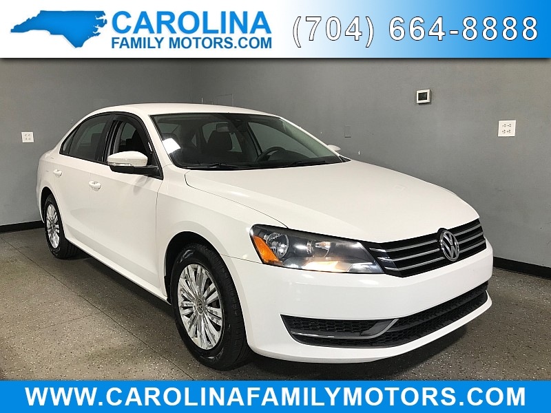 White 2015 Volkswagen Passat 1.8T S FWD Sedan Front-Wheel Drive 6-Speed Automatic