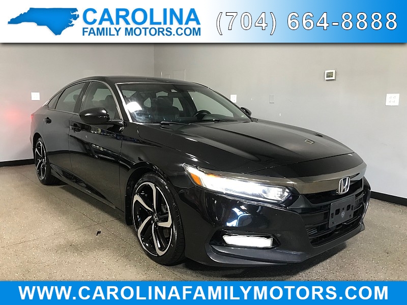 Used 2018 Honda Accord Sedan 4d Sport 1.5L CVT at Carolina Family Motors near Mooresville, NC