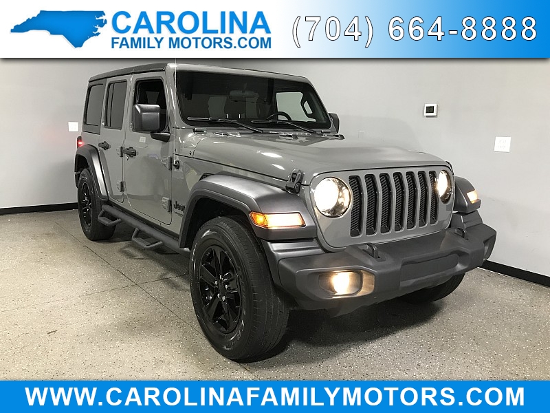 Used 2020  Jeep Wrangler Unlimited 4d SUV 4WD Sport Altitude at Carolina Family Motors near Mooresville, NC