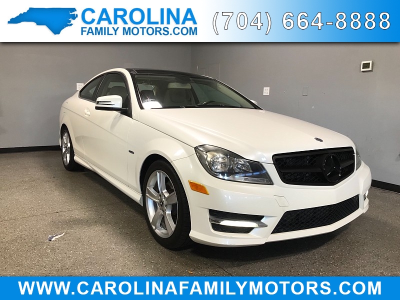 Used 2012  Mercedes-Benz C-Class 2d Coupe C250 at Carolina Family Motors near Mooresville, NC