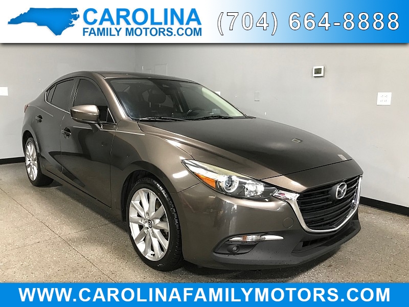 Used 2017  Mazda Mazda3 4d Sedan Grand Touring 2&period;5L Auto at Carolina Family Motors near Mooresville&comma; NC