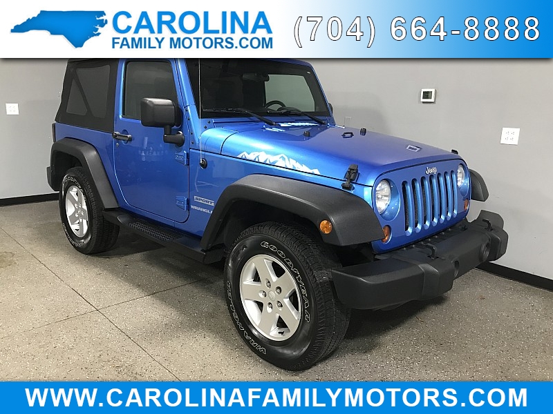 Used 2010  Jeep Wrangler 2d Convertible Sport at Carolina Family Motors near Mooresville, NC