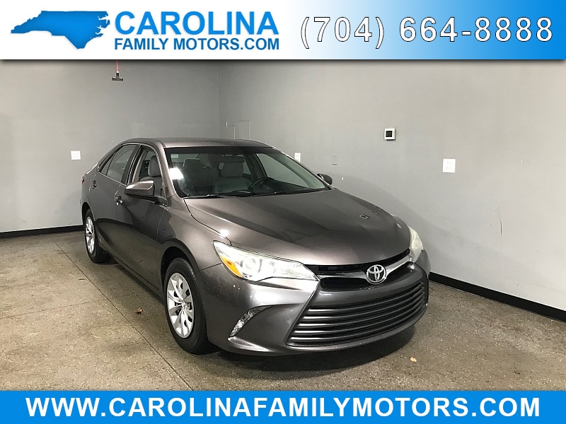 Used 2016  Toyota Camry 4d Sedan LE at Carolina Family Motors near Mooresville&comma; NC