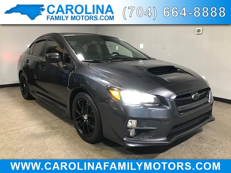 Used 2015  Subaru WRX 4d Sedan Limited 6spd at Carolina Family Motors near Mooresville&comma; NC