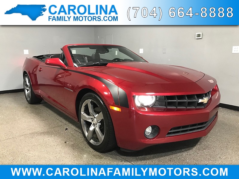 Used 2012 Chevrolet Camaro 2d Convertible LT2 at Carolina Family Motors near Mooresville, NC