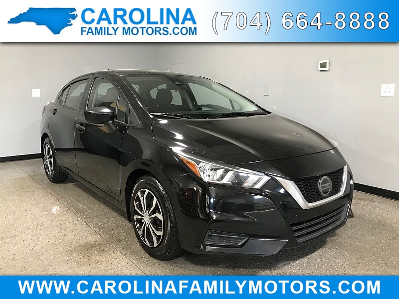 Used 2020  Nissan Versa 4d Sedan S CVT at Carolina Family Motors near Mooresville&comma; NC