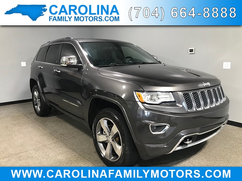 Used 2015  Jeep Grand Cherokee 4d SUV 4WD Overland at Carolina Family Motors near Mooresville&comma; NC