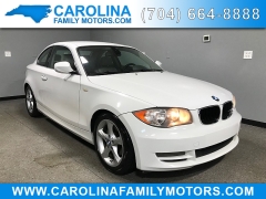 Used 2010  BMW 1 Series 2dr Cpe 128i at Carolina Family Motors near Mooresville&comma; NC