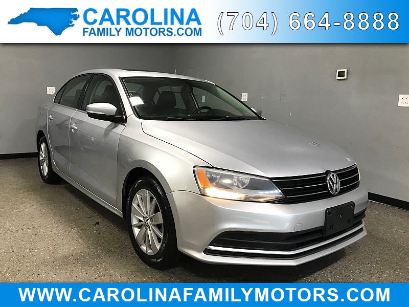 Used 2015  Volkswagen Jetta 4d Sedan SE w/Connectivity at Carolina Family Motors near Mooresville, NC