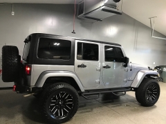 Used 2018  Jeep Wrangler JK Unlimited 4d SUV 4WD Sahara at Carolina Family Motors near Mooresville&comma; NC