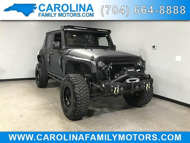 Used 2014  Jeep Wrangler Unlimited 4d Convertible Rubicon at Carolina Family Motors near Mooresville, NC