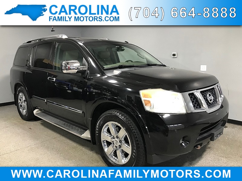 Used 2013  Nissan Armada 4d SUV RWD Platinum at Carolina Family Motors near Mooresville&comma; NC