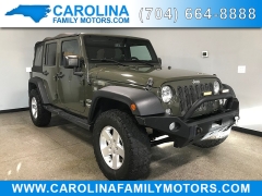 Used 2015  Jeep Wrangler Unlimited 4d Convertible Sport at Carolina Family Motors near Mooresville&comma; NC