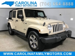 Used 2016  Jeep Wrangler Unlimited 4d Convertible Sahara at Carolina Family Motors near Mooresville&comma; NC