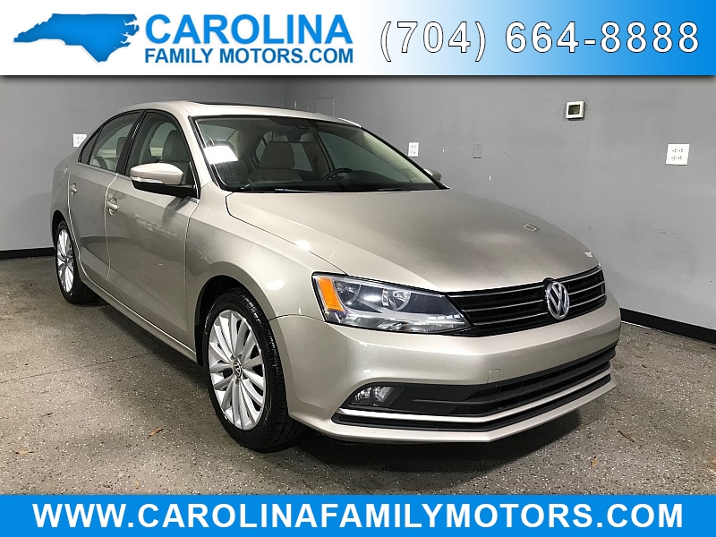 Used 2016  Volkswagen Jetta 4d Sedan SEL Premium PZEV at Carolina Family Motors near Mooresville, NC