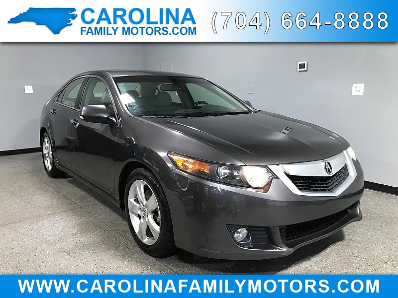 Gray 2010 Acura TSX Sedan FWD Sedan Front-Wheel Drive 5-Speed Automatic Overdrive