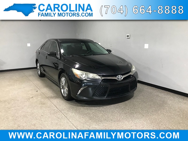 Used 2016 Toyota Camry 4d Sedan SE at Carolina Family Motors near Mooresville, NC