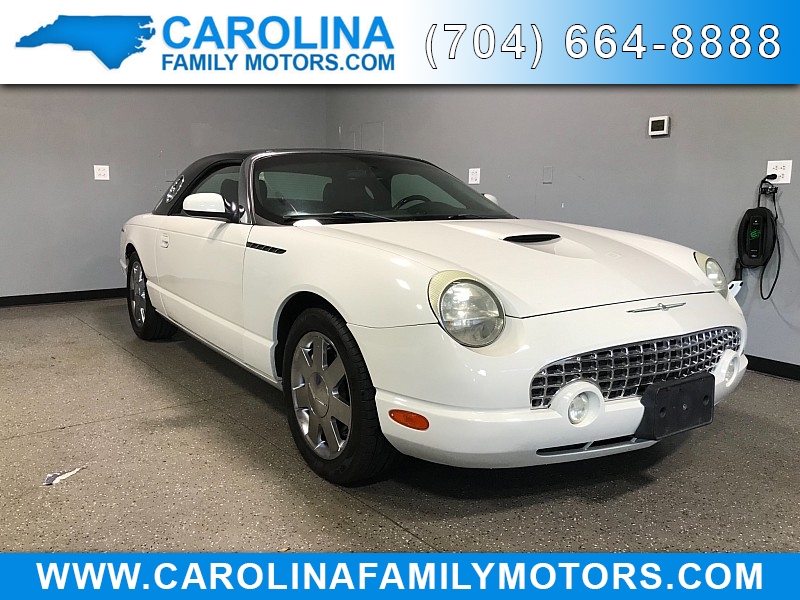 Used 2002  Ford Thunderbird 2d Convertible Deluxe w/Hard Top at Carolina Family Motors near Mooresville, NC