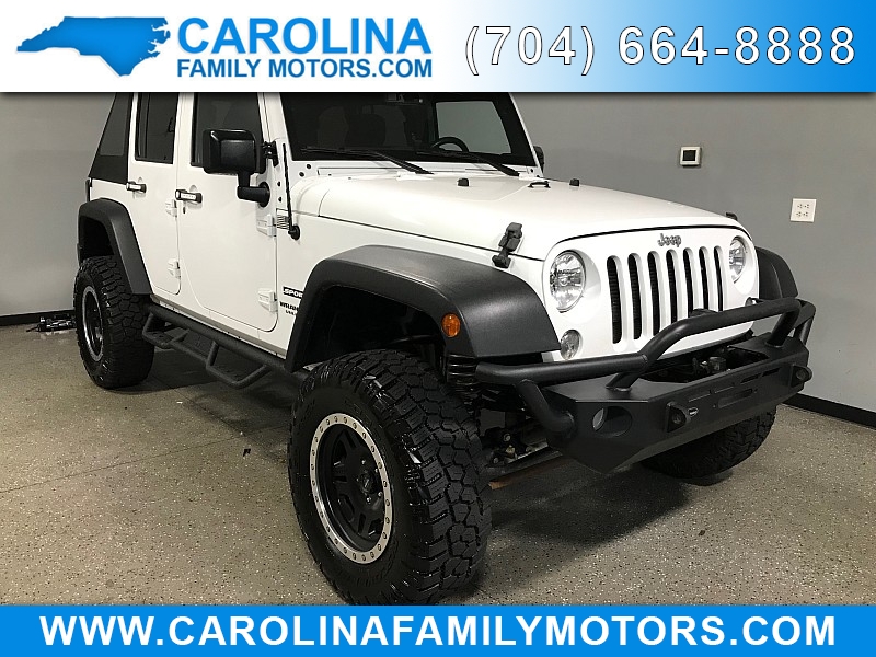 Used 2017 Jeep Wrangler Unlimited 4d Convertible Sport S at Carolina Family Motors near Mooresville, NC