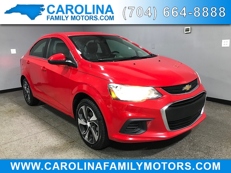 Used 2017  Chevrolet Sonic 4d Sedan Premier AT at Carolina Family Motors near Mooresville&comma; NC