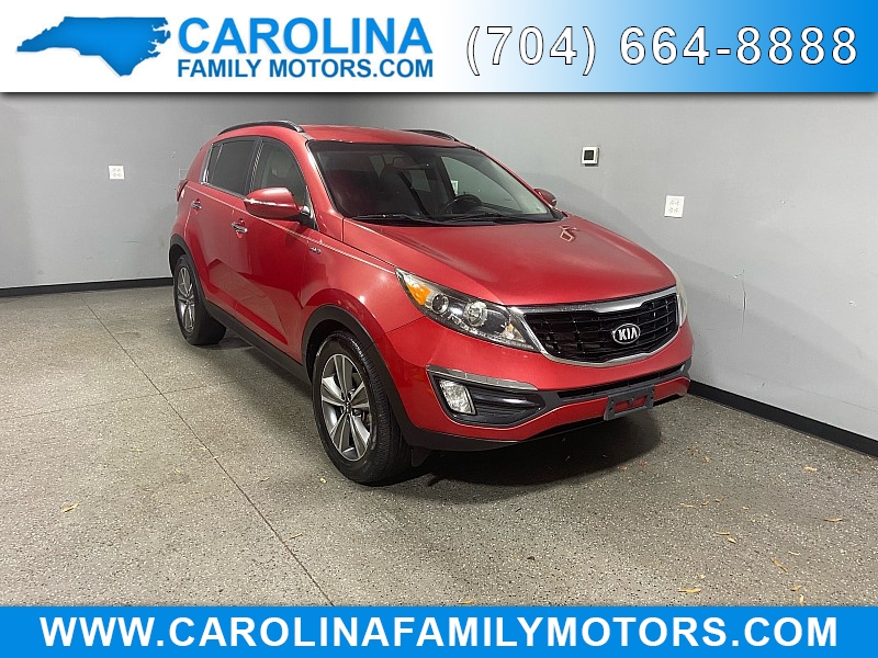 Used 2014  Kia Sportage 4d SUV AWD SX at Carolina Family Motors near Mooresville, NC