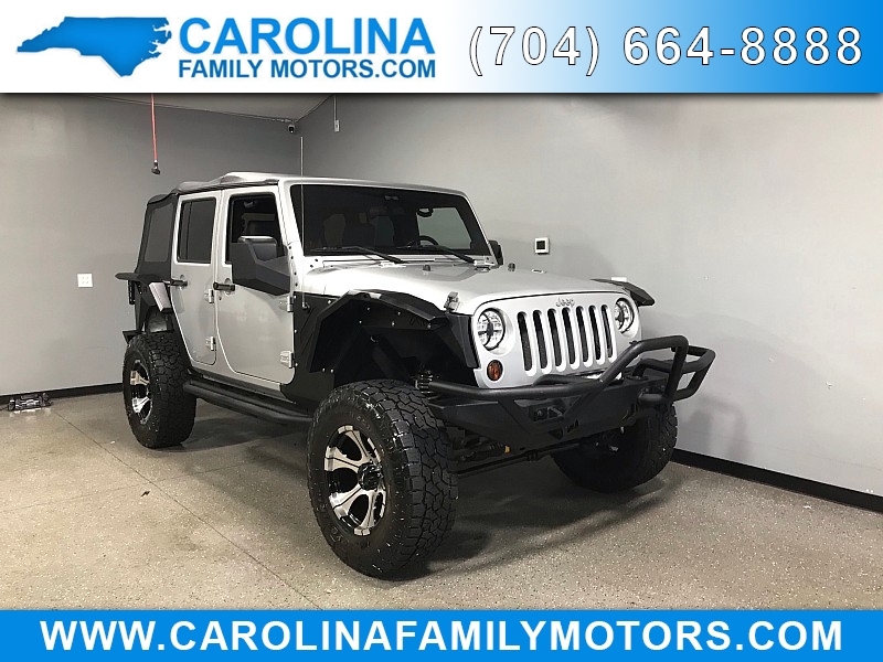 Used 2010 Jeep Wrangler Unlimited 4d Convertible 4WD Sport at Carolina Family Motors near Mooresville, NC