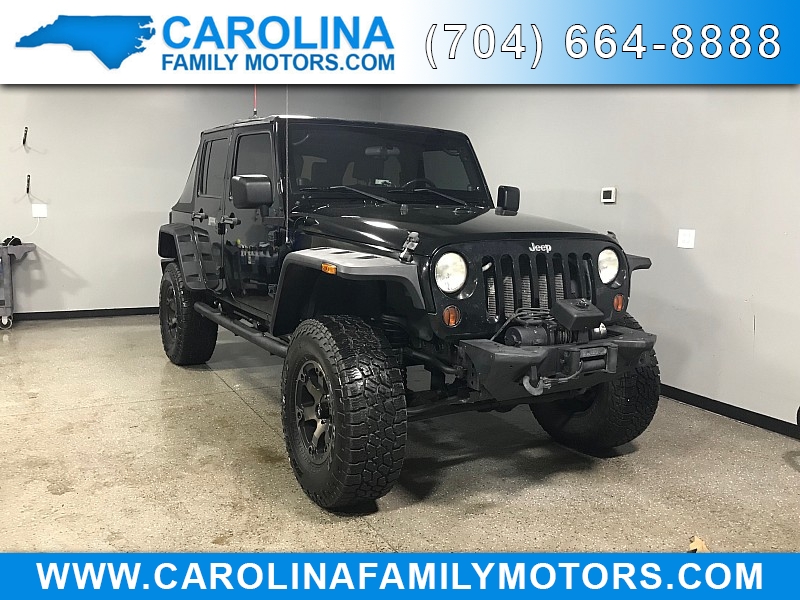 Used 2008  Jeep Wrangler Unlimited 4d Convertible 4WD Rubicon at Carolina Family Motors near Mooresville, NC