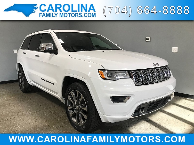 Used 2018  Jeep Grand Cherokee 4d SUV 2WD Overland V6 at Carolina Family Motors near Mooresville&comma; NC
