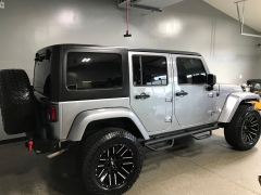 Used 2018  Jeep Wrangler JK Unlimited 4d SUV 4WD Sahara at Carolina Family Motors near Mooresville&comma; NC
