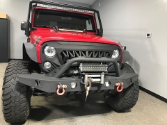 Used 2018  Jeep Wrangler JK Unlimited 4d SUV 4WD Sport Willys Wheeler at Carolina Family Motors near Mooresville&comma; NC