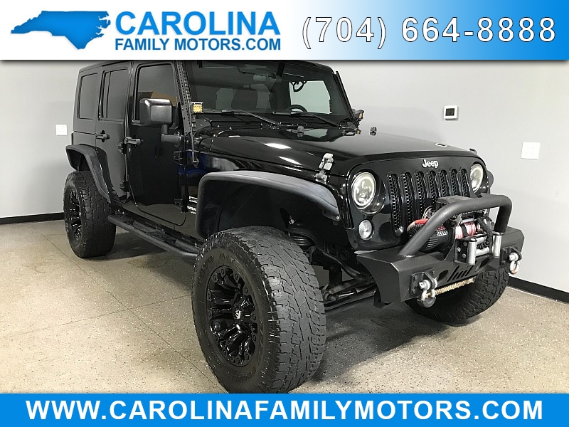 Used 2015  Jeep Wrangler Unlimited 4d Convertible Sport at Carolina Family Motors near Mooresville&comma; NC