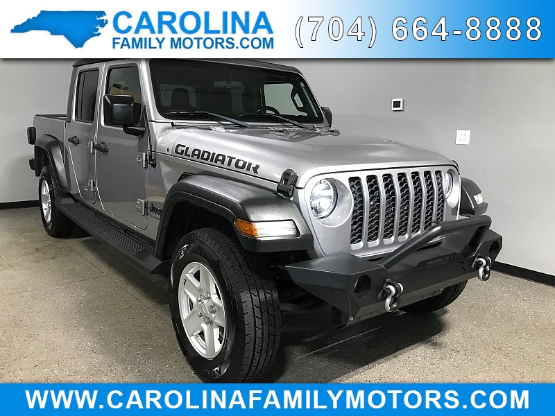 Used 2020  Jeep Gladiator Crew Cab Sport S at Carolina Family Motors near Mooresville&comma; NC