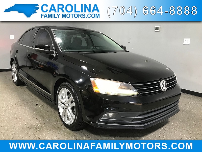 Used 2017  Volkswagen Jetta 4d Sedan SEL at Carolina Family Motors near Mooresville, NC