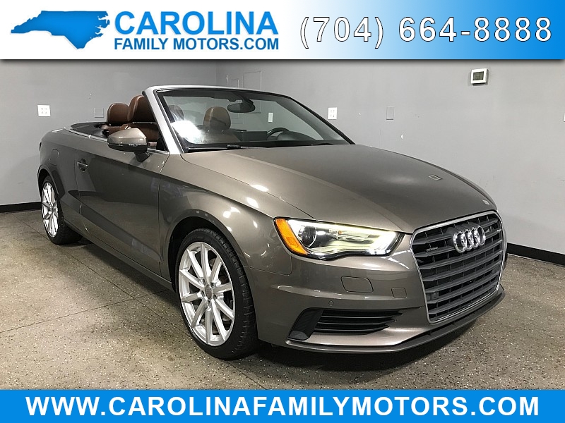 Used 2015  Audi A3 2d Convertible 2&period;0T Quattro Premium&plus; at Carolina Family Motors near Mooresville&comma; NC