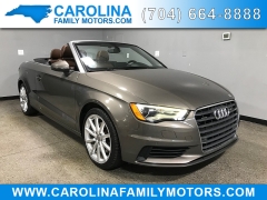  2015 Audi A3 2d Convertible 2.0T Quattro Premium+ at Carolina Family Motors near Mooresville, NC