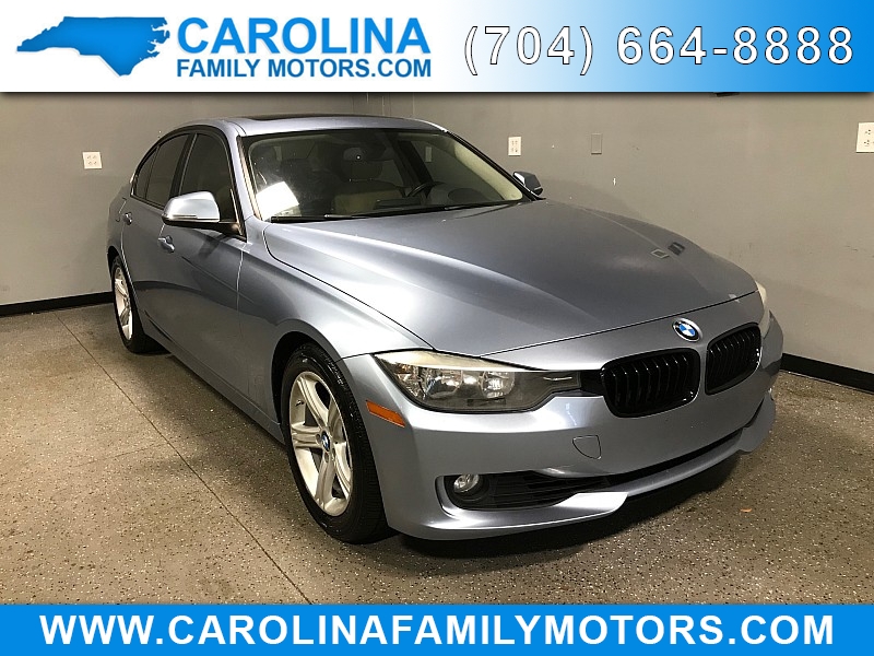 Blue 2013 BMW 3 Series Sedan Rear-Wheel Drive 8-Speed Automatic