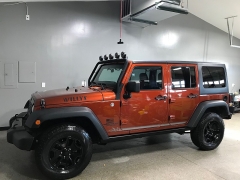 Used 2014  Jeep Wrangler Unlimited 4d Convertible Sport Willys Wheeler at Carolina Family Motors near Mooresville&comma; NC