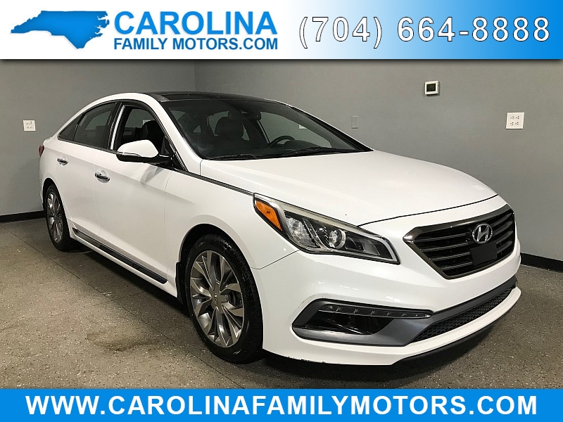 Used 2015  Hyundai Sonata 4d Sedan Limited 2&period;0T at Carolina Family Motors near Mooresville&comma; NC