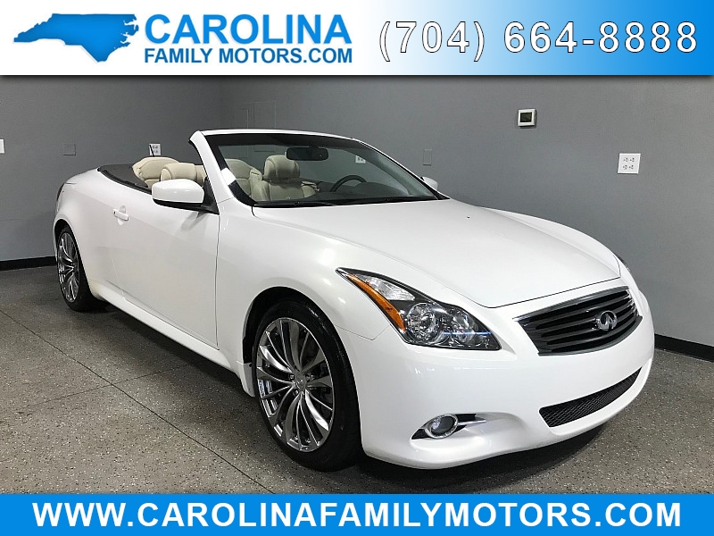 Used 2013  INFINITI G37 2d Convertible at Carolina Family Motors near Mooresville&comma; NC
