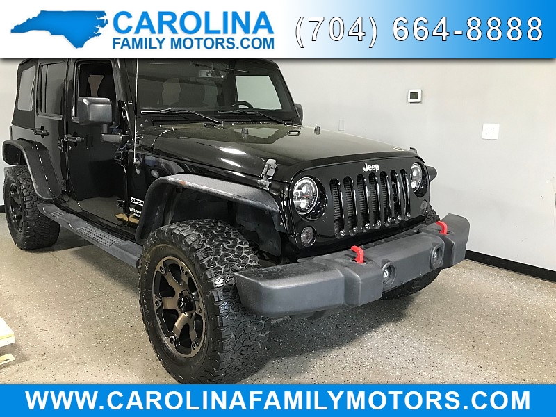 Used 2016  Jeep Wrangler Unlimited 4d Convertible Sport at Carolina Family Motors near Mooresville&comma; NC