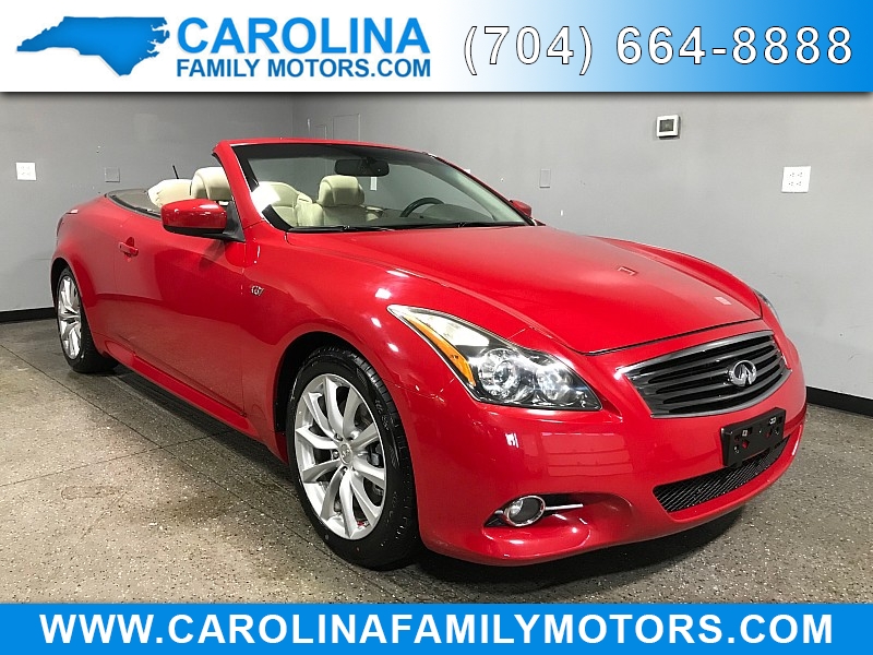 Used 2013  INFINITI G37 2d Convertible at Carolina Family Motors near Mooresville&comma; NC