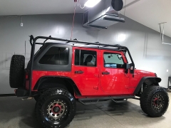 Used 2018  Jeep Wrangler JK Unlimited 4d SUV 4WD Sport Willys Wheeler at Carolina Family Motors near Mooresville&comma; NC