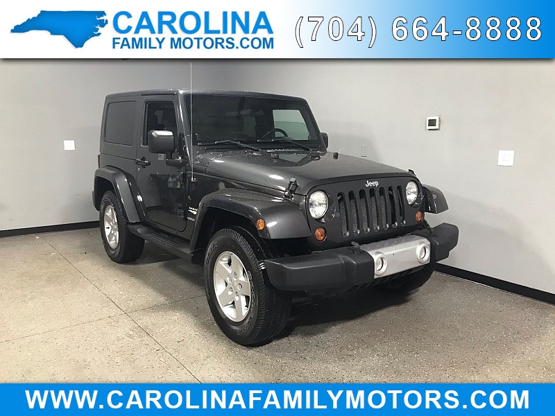 Used 2010  Jeep Wrangler 2d Convertible Sahara at Carolina Family Motors near Mooresville, NC