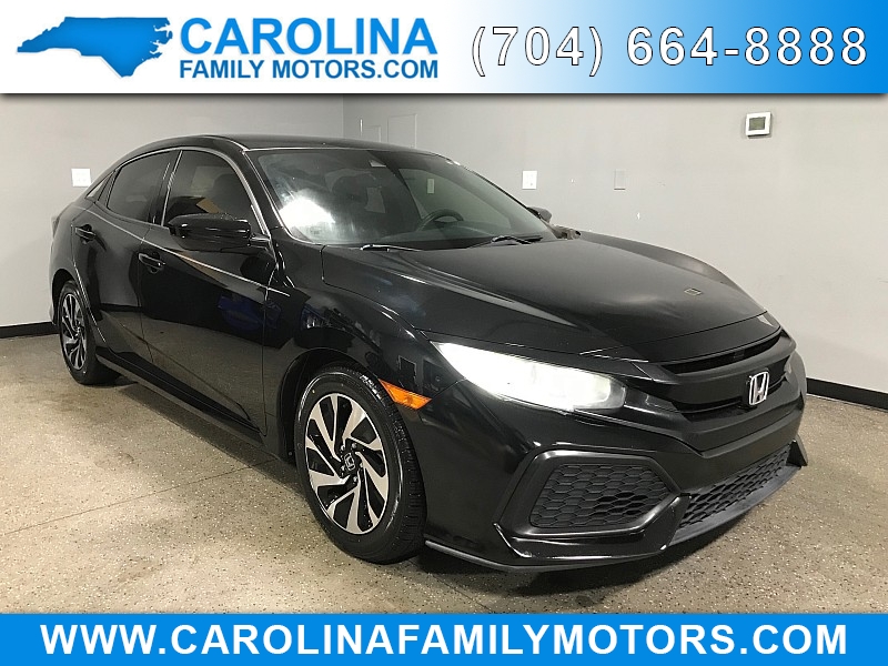 Used 2019  Honda Civic Hatchback 4d LX at Carolina Family Motors near Mooresville&comma; NC