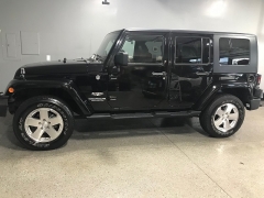 Used 2009  Jeep Wrangler Unlimited 4d Convertible 4WD Sahara at Carolina Family Motors near Mooresville, NC
