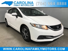 Used 2014 Honda Civic Sedan 4d LX CVT at Carolina Family Motors near Mooresville, NC