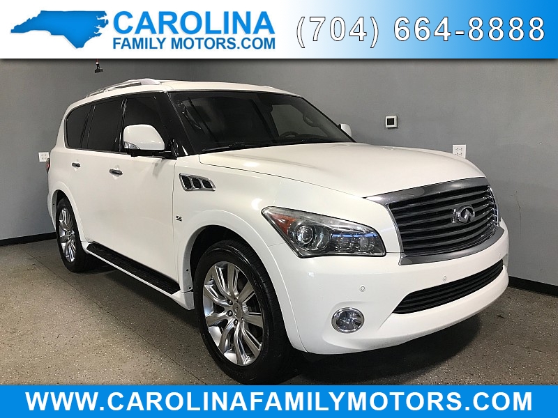 Used 2014  INFINITI QX80 4d SUV AWD at Carolina Family Motors near Mooresville&comma; NC