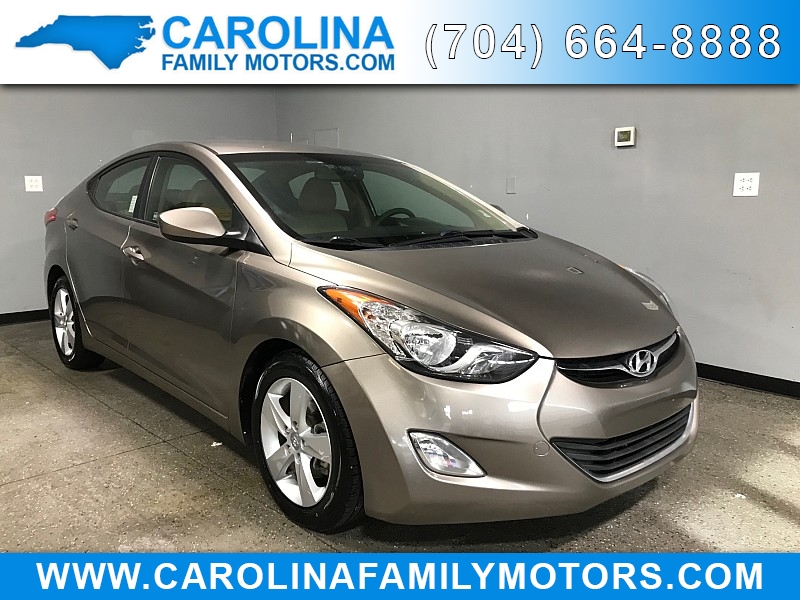 Used 2013  Hyundai Elantra 4d Sedan GLS Auto at Carolina Family Motors near Mooresville&comma; NC