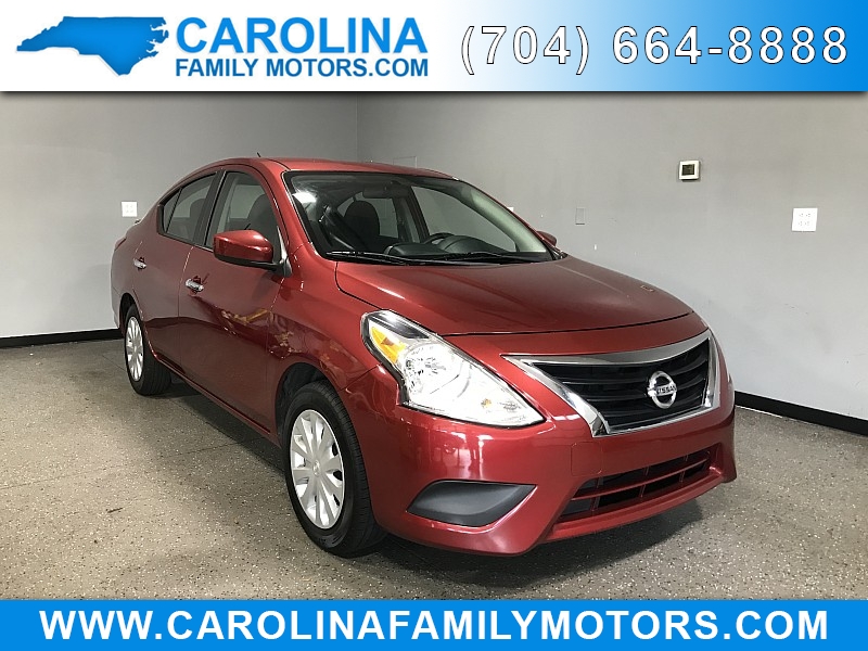 Used 2018  Nissan Versa 4d Sedan SV at Carolina Family Motors near Mooresville, NC