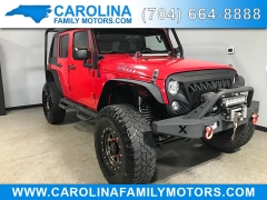  2018 Jeep Wrangler JK Unlimited 4d SUV 4WD Sport Willys Wheeler at Carolina Family Motors near Mooresville, NC